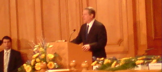 Al Gore talar i Riksdagen