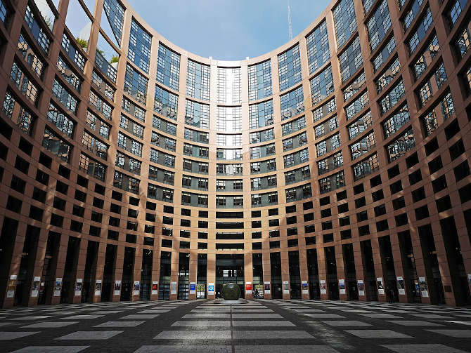 EU-parliament in Strasbourg