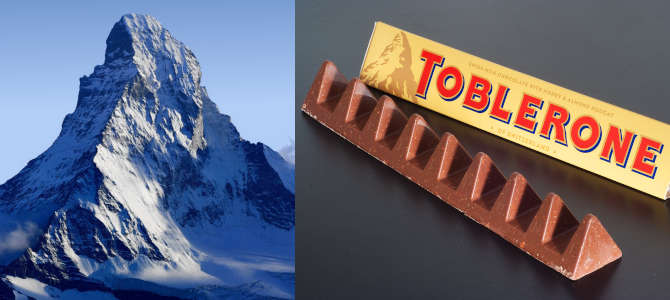 Matterhorn och Toblerone