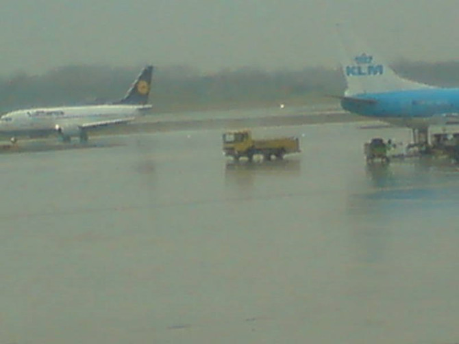 Utsikt på Wiens flygplats