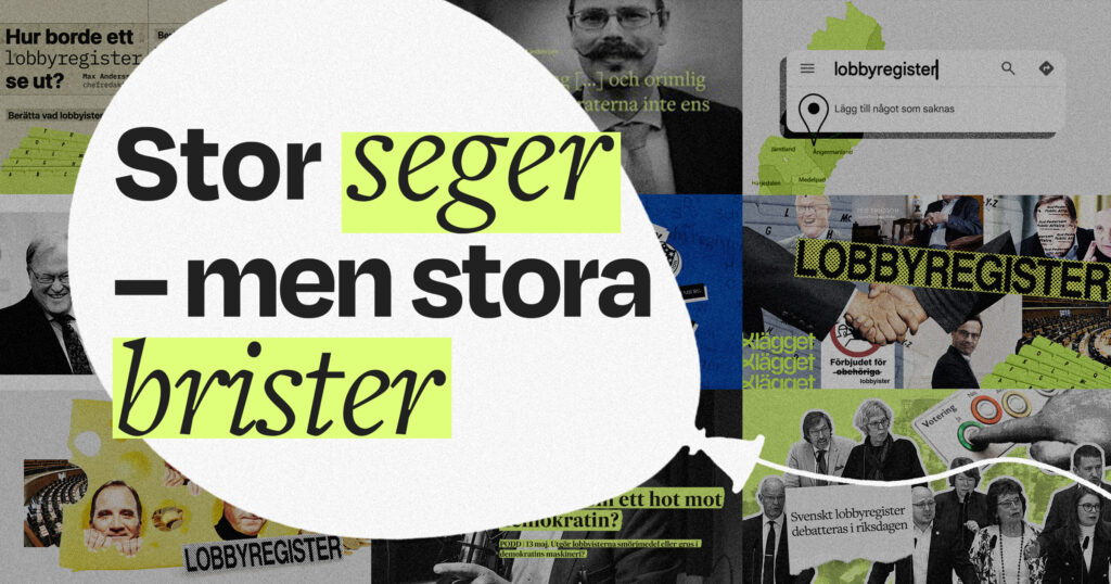 Kollage om lobbyregister